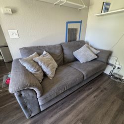 Grey couch - $125 OBO!