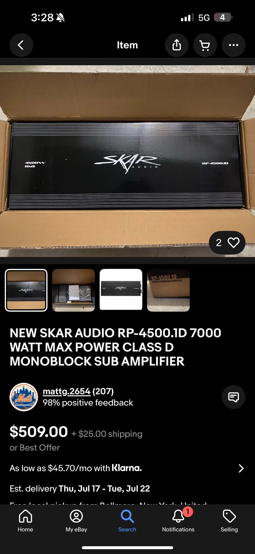 Rp-4500.1 Skar Amp
