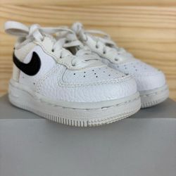 Nike Air Force 1 Toddler Sneakers White Black