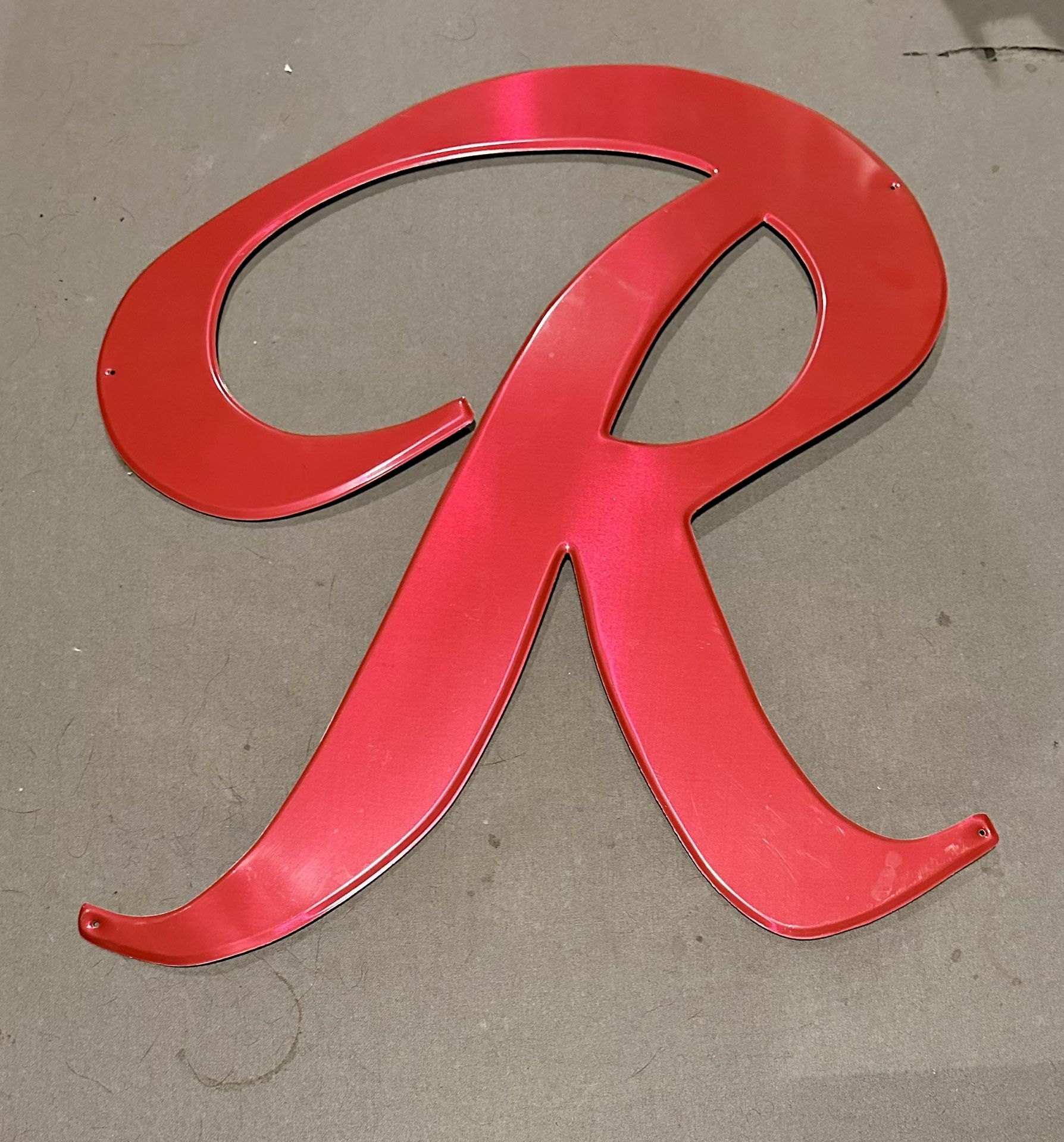 Rainier Beer Big “R” Metal Sign