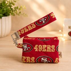 San Francisco 49ers Coin Purse and Wristlet Set