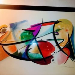 ALFRED GOLCKEL 3D  ACRYLIC ON WOOD