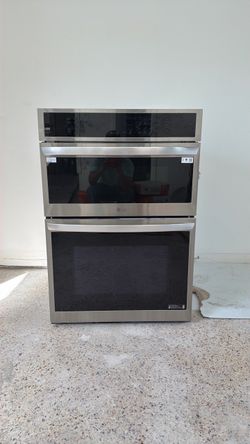 LG microwave and oven