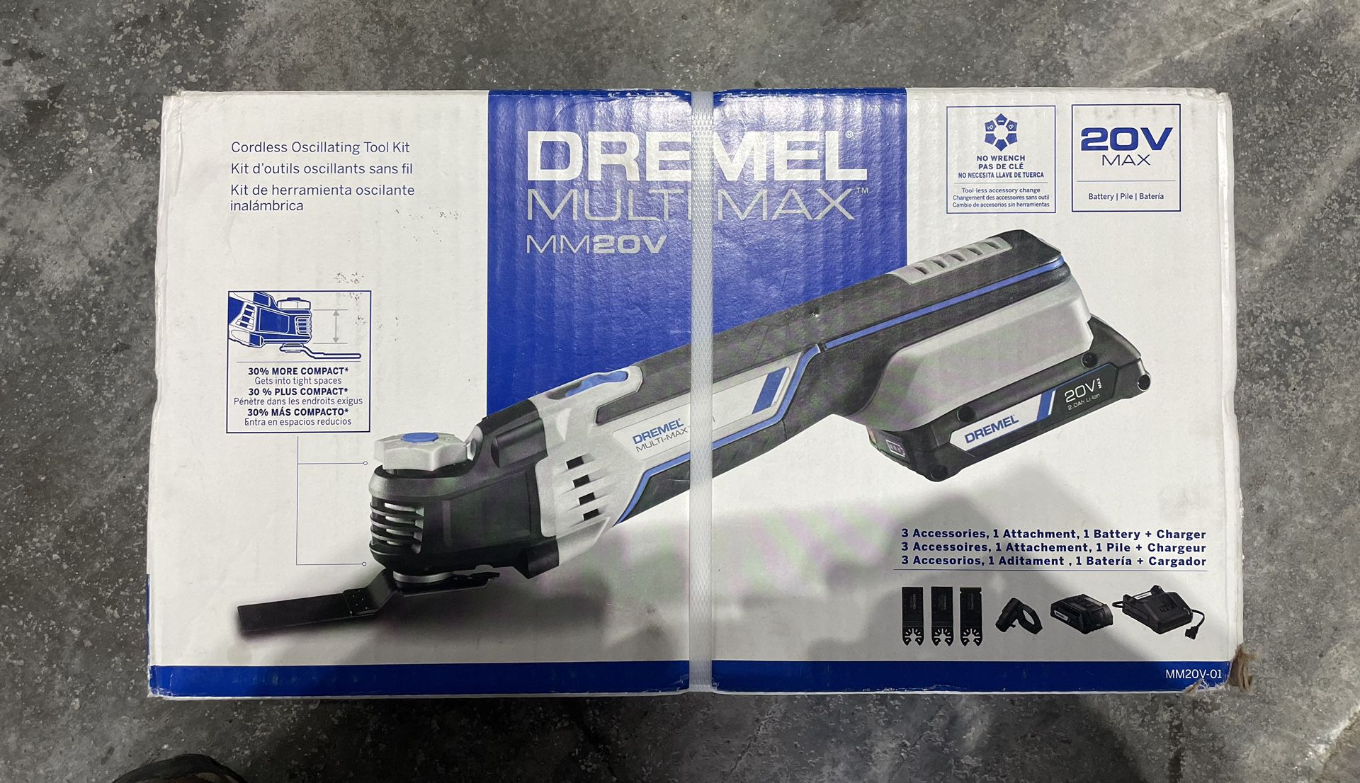 “NEW” DREMEL Multi-Max MM20V 20V Variable Speed Cordless Oscillating Multi-Tool  Kit for Sale in Sacramento, CA OfferUp