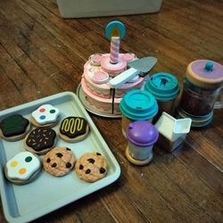Assorted Play food And Kitchen Tools