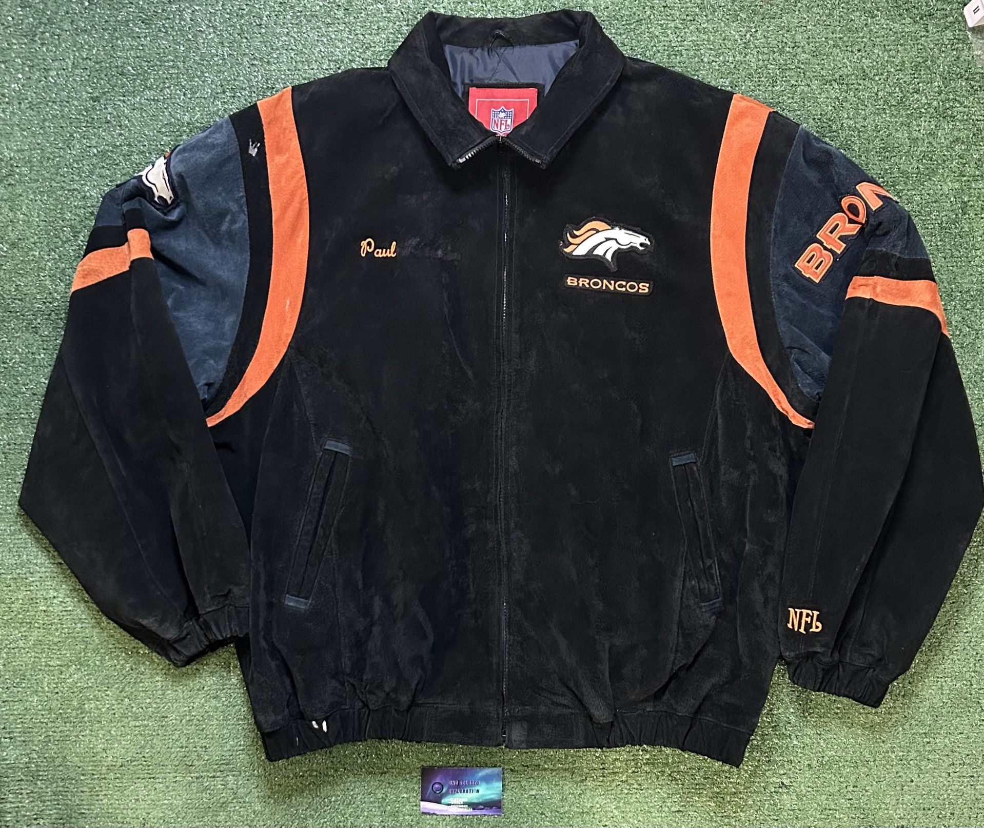 Vintage 2000s Denver Broncos NFL embroidered jacket