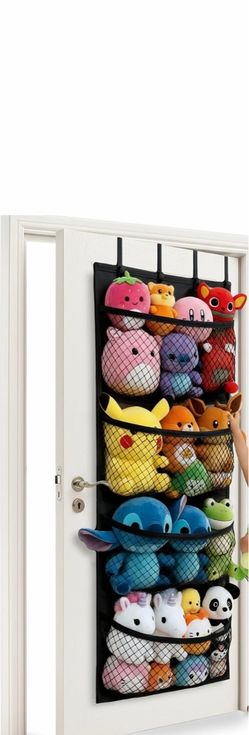 Door organizer for your plushes and stuff animals