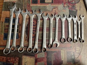 V-Groove SAE Combination Wrench Set
