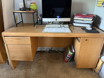Oak Office Desk