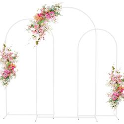 Set of 3 Arch Stand for Wedding Ceremony Baby Shower Birthday Party