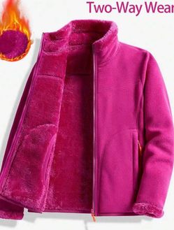 Two-Way Fleece Zip Jacket