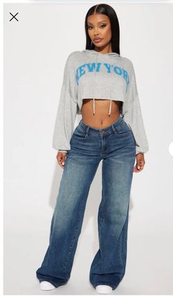 New Fashion Nova lost as always baggy jeans size 9