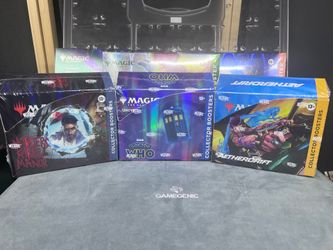 Sealed Magic The Gathering MTG Booster Boxes! Collector, Play, Pre-Release, Bundles and more.  Large selection available. See Description.