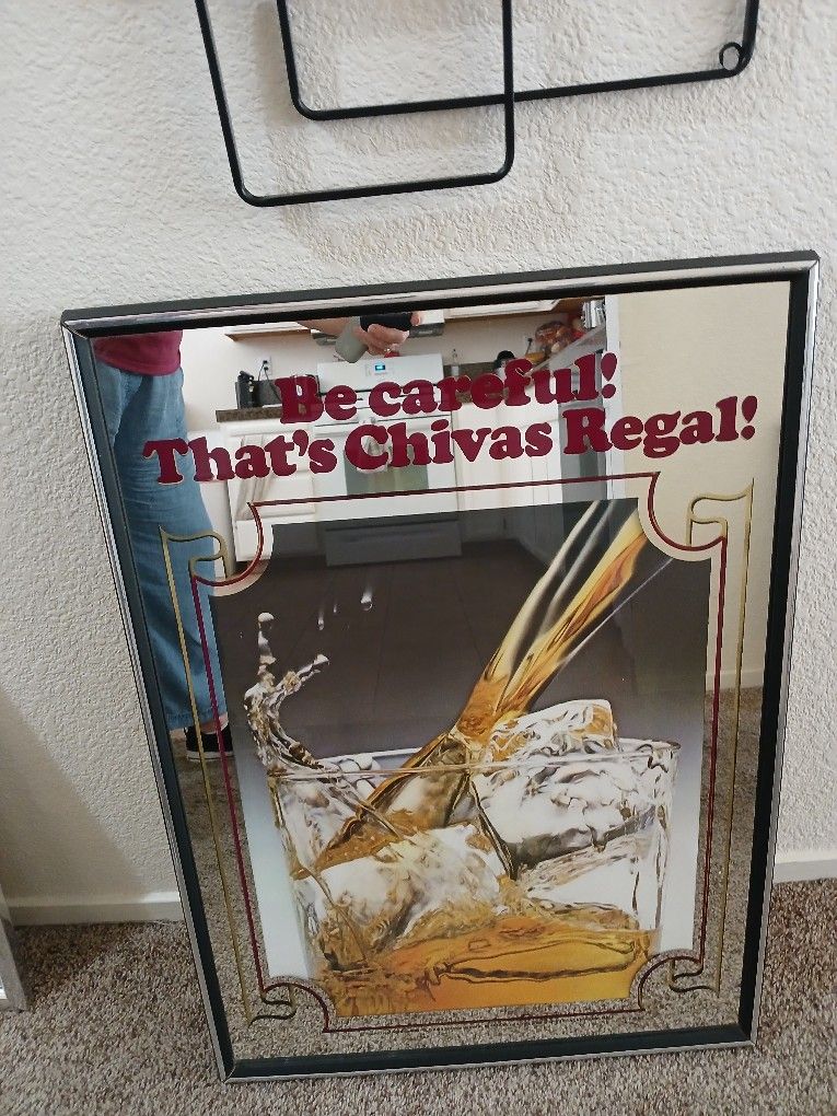 Chivas Regal Mirror Sign