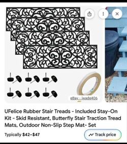 New Rubber stairs mat 8pack