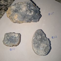 3 Sizes Celestite
