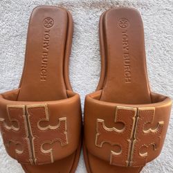 Tory Burch Double T Sport Slides 