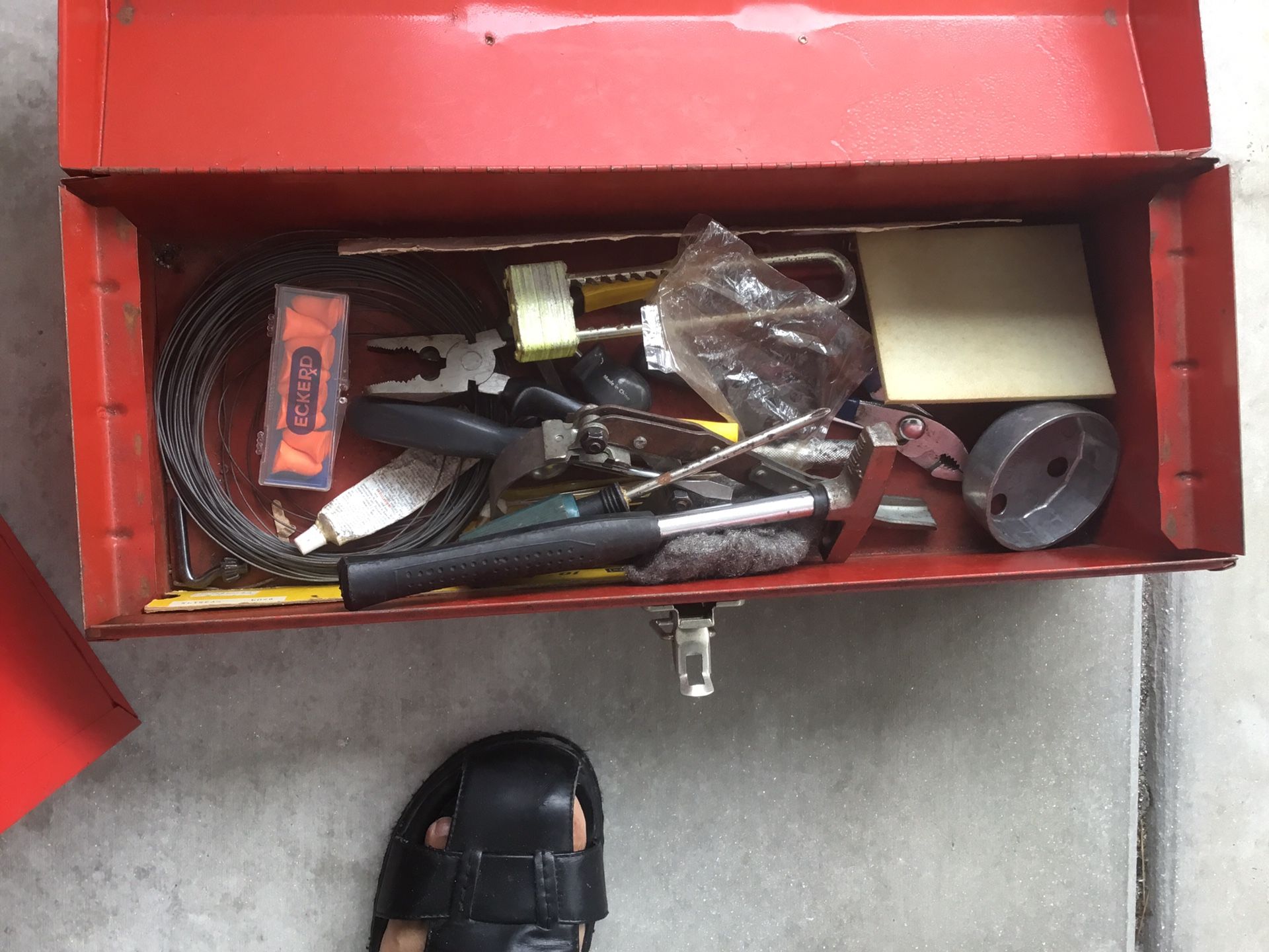 Two Two boxes with tools