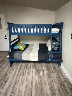 Twin over full bunk bed