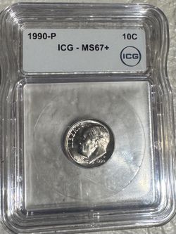 Ms67+ Dime 1990