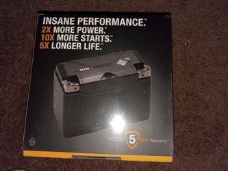 ***NOCO LITHIUM BATTERY 12v 600A 7Ah 90Wh***