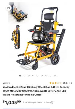 Used climbing wheel chair
