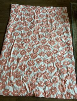 Floral Twin XL Coral Comforter