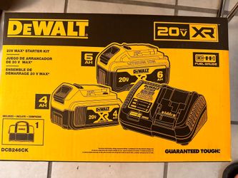 Batteries Dewalt 6 Y 4 + Charger And Bag
