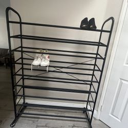 Shoe Rack With Wheels