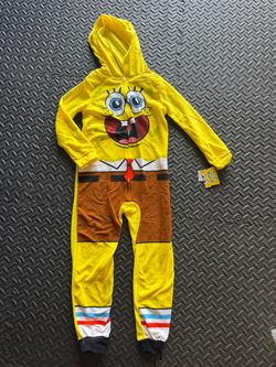 SpongeBob SquarePants Kids Hooded Onesie Pajamas