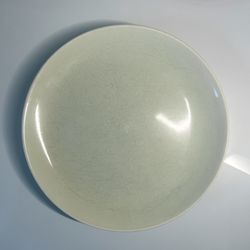 (2) Iroquois Casual Dinner Plates by Russel Wright, Seafoam Green + Pink
