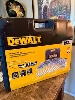 ⭐️NEW⭐️ DEWALT Chrome Vanadium Mechanics Tool Socket Set (192-Piece)