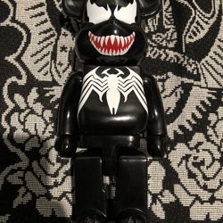 BearBrick 400% Display Size Figure Venom Spider-Man 