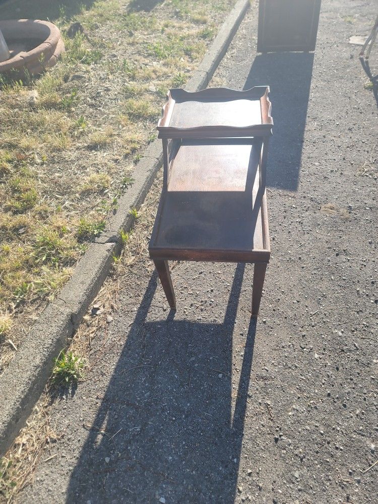 Wooden End Table