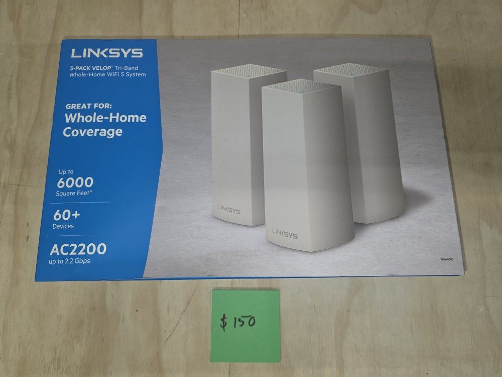 LINKSYS 3-pack VELOP Wireless Routers