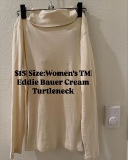 $15| Size:Women’s TM| Eddie Bauer Cream 