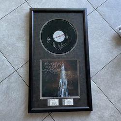 Custom Framed Signed Silversun pickups Album 
