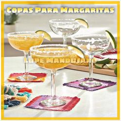 Princess Heritage® Margarita Glasses (4) Copas para margaritas Princess Heritage® (4)