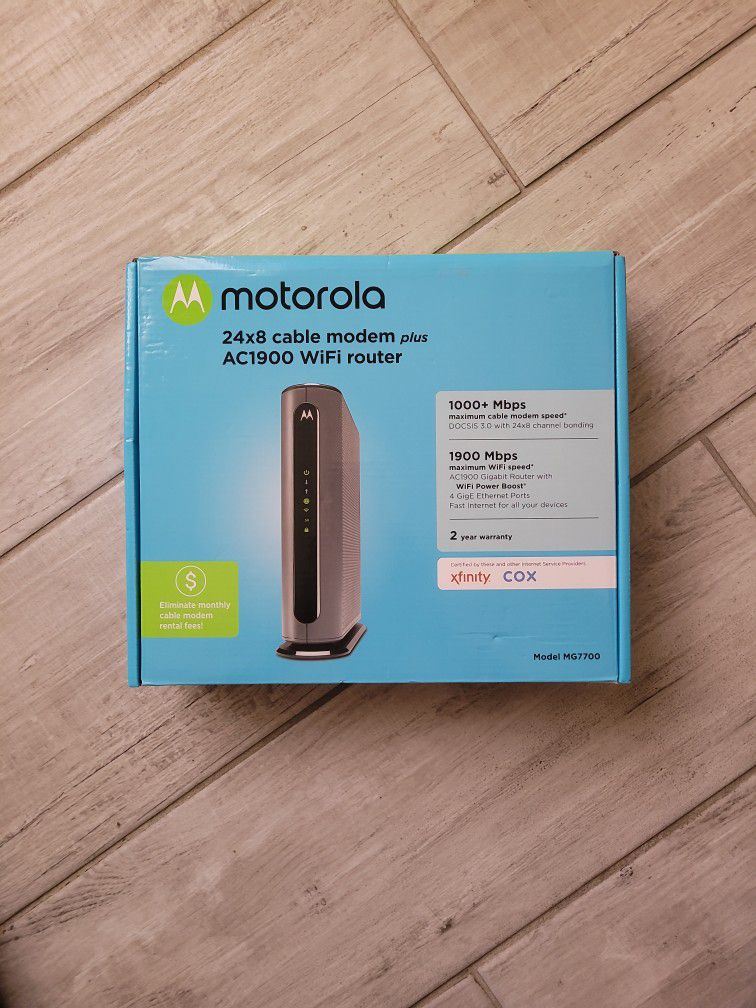 Motorola Router/modem Combo