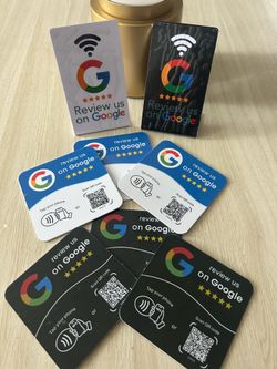NFC Google review cards