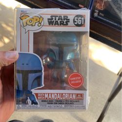 Funko Pop Star Wars Mandalorian 561 Death Watch No Stripes 