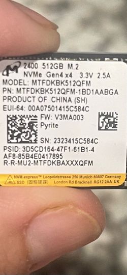 SSD card