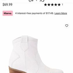 Boots Women Dirty Laundry White 