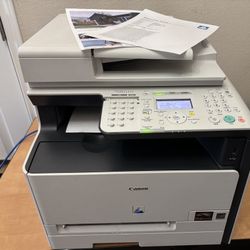 Color Laser Wired Canon All In One Scan, Fax, Copy, Printer