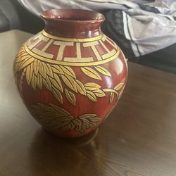Red Vase 