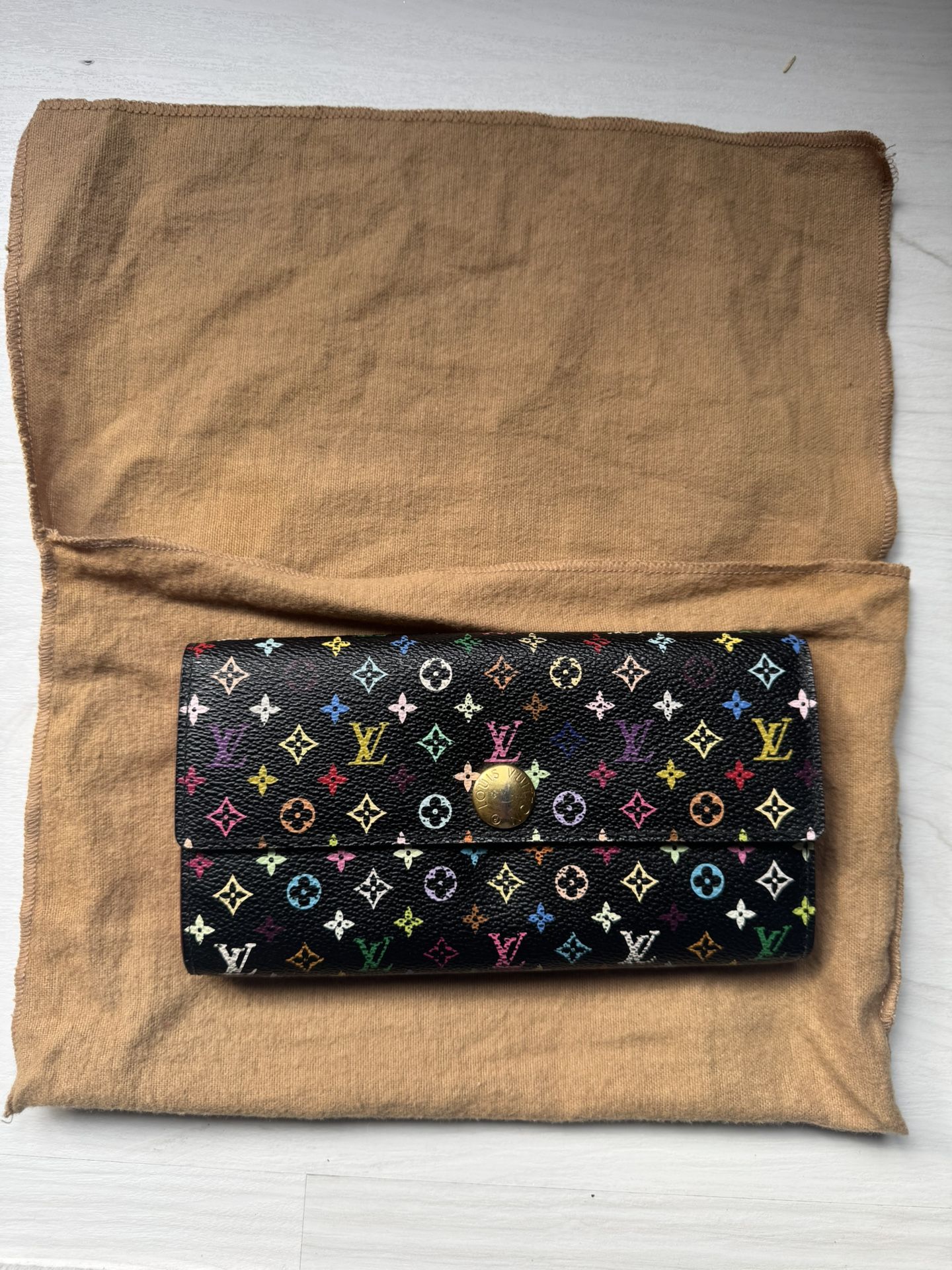 Louis Vuitton Takashi Murakami Long Sarah Wallet
