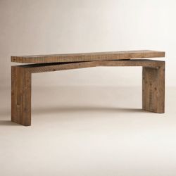 Wood Console Table