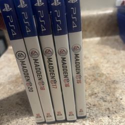 PS4 Madden 15,16,17,18 & 20