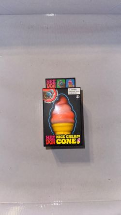 Needoh orange ice cream cone