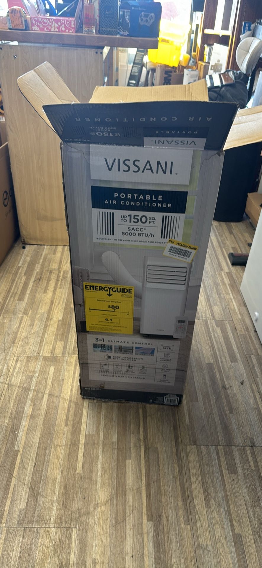 Cost way 5000 BTU 8000 Portable Air Conditioner 3 In 1 Air Cooler With Dehumidifier And Fan Mod